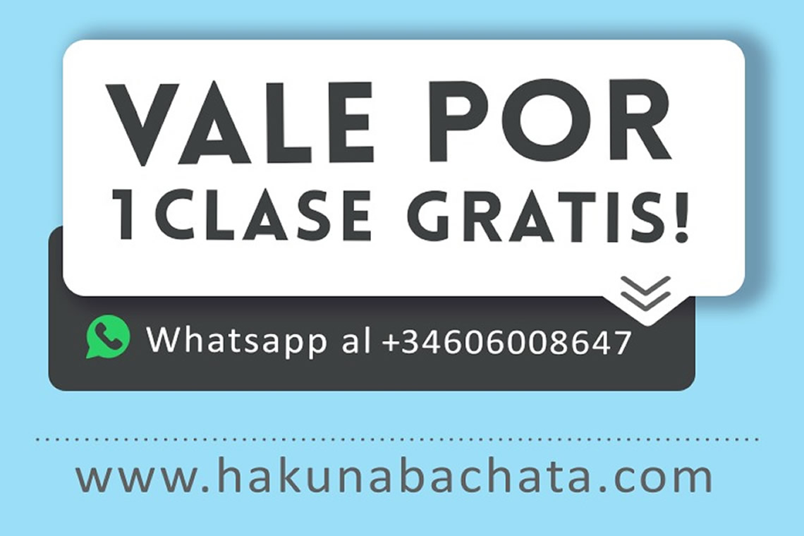 HAKUNA BACHATA CLASE GRATIS